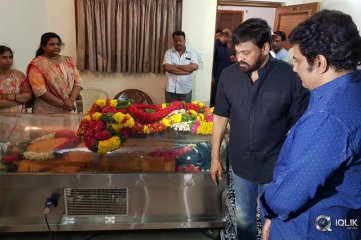 Chiranjeevi Visit Rao Ramesh Photos